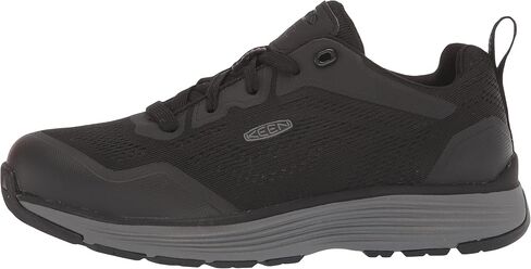 KEEN Utility Women's Sparta 2 Low Height Alloy Toe ESD Industrial Work Shoes, Drizzle/Papaya, 6 in Saudi Arabia