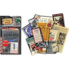 Children's War. World War 2 Replica Memorabilia Pack. Contains Replica Period Items (mp)
