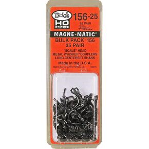 HO Scale Whisker Coupler, 25/64" Center (25 pr)