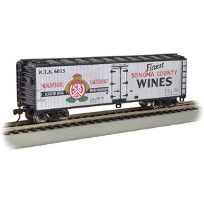 Bachmann Industries Wood Side Reefer Sonoma County Wines Car ، 40 '
