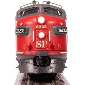 Broadway Limited 7760 EMD F7 AB, SP 6233/8148, Bloody Nose, A-Unit Paragon4 Sound/DC/DCC, Unpowered B, N Scale