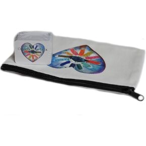 Clarity Love Pack - Fortune Telling Cards - Miniature Clarification Cards -166 Fortunes on Front and Back with Zip Bag