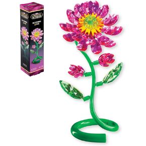 RoseArt Crystal Gem Creations Blooming Lotus Flower Kit, 75+ Pieces, Great for Adults, Tweens and Children Ages 8+