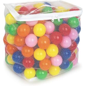 Play Balls for Ball Pit, Plastic Crush Proof, Phthalate & BPA Free, Assorted Colors (200 Balls)
