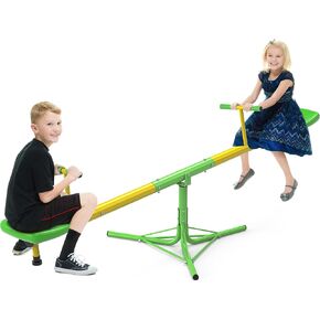 Teeter Totter for Kids, Sit and Spin Seesaw for Toddlers Age 3-9, Heavy Duty 2025 Upgraded Model for Indoor and Outdoor, 360 Degree Rotation Seesaw, Outside Toys, Safety Certified