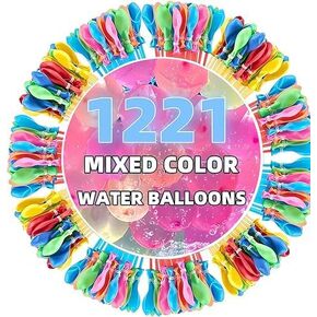 Summer Water Toys Magical Quick Fill Water Balloons for Pools and Water Companions 1221 Balloons (CG)