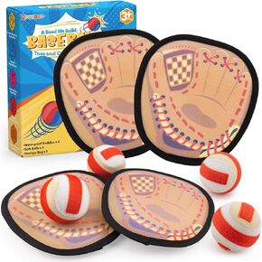 Toss and Catch Ball Game Beach Pool Toys for Kids Ages 4-8 8-12, Outdoor Games Camping Yard Sports Play Outside Toys for 3 4 5 6 7 8 Year Old Boys Girls Birthday Gift Toddler Baseball Glove
