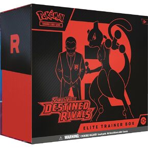 Pokemon TCG: Scarlet & Violet - صندوق مدرب النخبة المنافسين المقدرين - 9 عبوات ، ملحقات ، عرض ترويجي