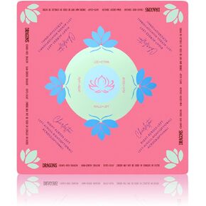 Mahjong Mat for Table with Learning Rules - 33"x33" Noise Reduction | Non-Slip Neoprene American Mah Jongg Game Cloth - Domino Pocker Card Board Game Cover - Mahjong Accessories Gifts with Travel Bag
