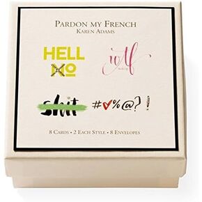 Karen Adams Garden Party Gift Card Enclosure Box of 8 Assorted Cards with Envelopes in Kuwait