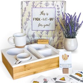 Lavender Get Well Gift Basket – Ready to Send Care Package for Women after Surgery or Chemo, a Thoughtful Healing or Post Op Gift Set to Wish Her a Speedy Recovery