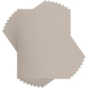 AXELIP Chipboard Cardboard 8.5 x 11 inch, 20 Sheets of 22 Point Kraft Board, Flat Cardboard Inserts for Shipping, Mailing, Packing, DIY Crafts
