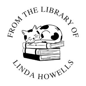 Personalized Cat Book Embosser or Stamp Custom Round Library Embosser, Book Stamp for Cat Lover, Ex Libris Cat Stamp, Gift for Book Lover | Wooden or Self Inking Stamp or Embosser (Cat #3)