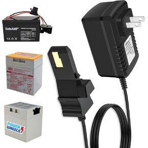12V Battery Charger for Power Wheels Gray Battery and Orange Top Battery 12V Powered Wheels Battery Charger Replacement Fisher Price Adapter