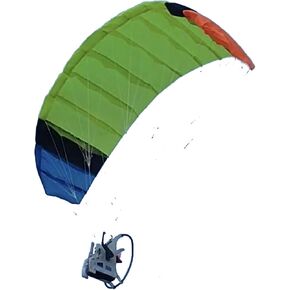 2.4G RC Electric Stunt Mini Paraglider, 100cm Wingspan Stunt Glider, Nylon Fabric Electric Remote Control Airplane, Aerobatic Flips & Soaring Flight - RTF (Random Color)