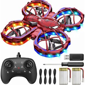 Innofans Mini Drone for Kids with Beginners, Kids Drone with Throw to Go, 3 Speeds Mode, 360° Flips, Auto Hovering, Headless Mode, Obstacle Avoidance Function, Birthday Gifts for 3-10 Year Old Boys Girls