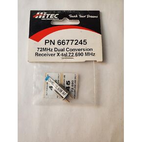72MHz Dual Conversion Receiver X-Tal 72.690 MHz