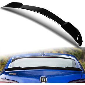 W-Power Rear Trunk Duckbill Spoiler Wing Compatible with 2023-2025 Acura Integra 2024 (Matt Black)