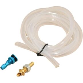 Motor/ESC Power Water Cooling Set Water Inlet Drain Nozzle 3 * 5mm Silicone Water Tube for DIY RC Boat Bottom Wiper(Silver)