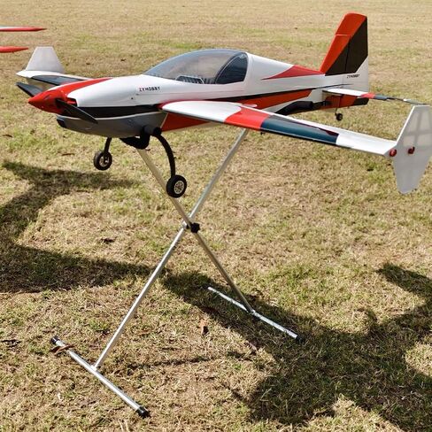 Airplane Display Stand 106×51×35cm Multi-Function Bracket for RC Model (Silver) in Saudi Arabia