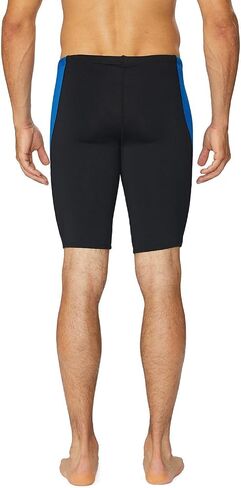 BALEAF Men's Swimsuit Swim Jammers Athletic Training Swimwear Durable Team Lap Swimming Racing Competition Black/Blue X-Large in Saudi Arabia