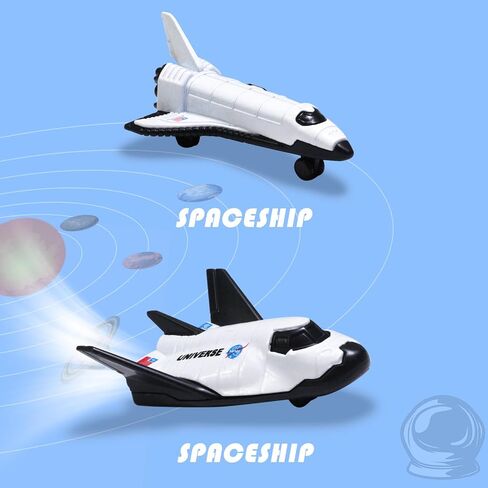 oriate diecast 6pcs استكشاف مجموعة هدايا سفينة الفضاء الفضائية ، الصاروخ ، مسبار الفضاء ، ألعاب Mobile Lab Mini Spacefleet للبنين الفتيات 3 سنوات وأعلى هدايا إبداعية in Kuwait