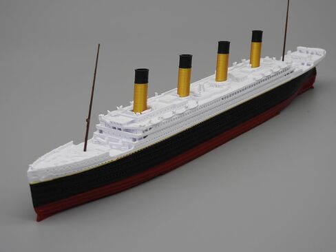 Theroller3d RMS Titanic Model Ship مع Iceberg ، 1 قدم تم تجميعها ، ألعاب تيتانيك للأطفال ، لعبة تيتانيك دقيقة تاريخياً ، سفينة تيتانيك ، تيتانيك كوبيبر ، تمثال تيتانيك ، تيتانيك بوت in Kuwait