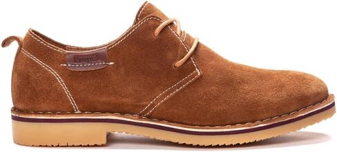Propet Men's Finn Oxford, Plain Toe - Suede Shoes, Tan, 8.5 XX-Wide US in Saudi Arabia