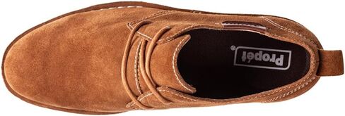 Propet Men's Finn Oxford, Plain Toe - Suede Shoes, Tan, 8.5 XX-Wide US in Saudi Arabia