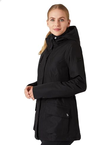 HORZE Women's Jadine Equestrian Waterproof Horse Riding Hooded Rain Jacket in Saudi Arabia