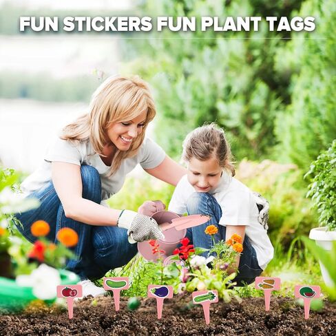 مجموعة البستنة للأطفال 14 مساءً أدوات البستنة للأطفال الذين لديهم حقيبة حمل ، وعلب الري ، والمجرفة ، وآزر ، وكتاب الحديقة ، ومزيد من التعلم العلمي في الهواء الطلق للأطفال الصغار الفتاة (الوردي) in Kuwait