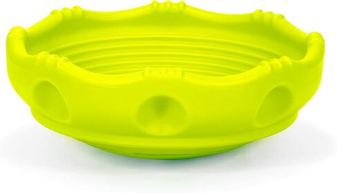 Simplay3 Two Sided Rock Around Wobble Disk and Climbing Dome for Toddlers and Kids - Rocking and Climbing - Indoor/Outdoor - Yellow/Green, Made in USA (1 Pack) in Saudi Arabia