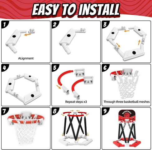 Pool Basketball Hoop, Floating Basketball Hoop Toy for Pool Water Game with 4 Basketballs Summer Swimming Pool Games for Kids & Adults Indoor Outdoor Play (Blue) in Saudi Arabia
