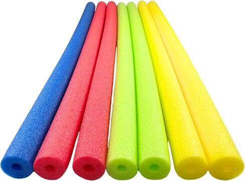 Pool Swim Noodle, FixFind 7 Pack 52 Inch Hollow Foam Pool Swim Noodle, Bright Foam Noodles for Swimming, Floating and Craft Projects in Saudi Arabia