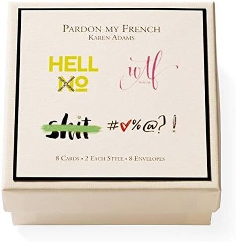 مربع بطاقات هدايا كارين آدمز حديقة الحديقة من 8 بطاقات متنوعة مع الأظرف in Kuwait