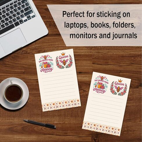 DAILY RITMO® Sunflower Sticky to Do List Notepad | Cute Sunflower Lover Gifts for Women | Made in USA Stationery Pad 4x6" 50 Notes | Christmas, Birthday Flower Gift for Teacher, Mom, Office in Kuwait