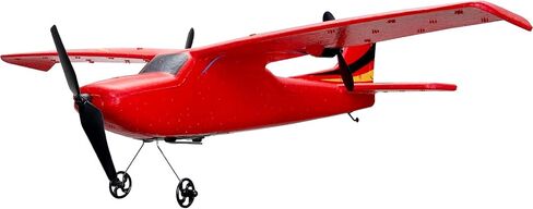 طائرة Vevor RC Airplane ، 2.4 جيجا هرتز 2 طائرة التحكم عن بعد القنوات مع تثبيت جيررو 6 محاور ، جاهزة للطيران مع بطاريتين ، لوحة الإبحار RC للأطفال ، المبتدئين ، الأحمر in Kuwait