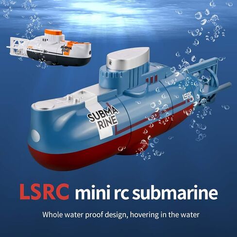 JTLB Remote Control Submarine Mini Underwater Ship Toy with Lights Rechargeable Battery (White) in Saudi Arabia
