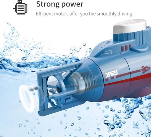 JTLB Remote Control Submarine Mini Underwater Ship Toy with Lights Rechargeable Battery (White) in Saudi Arabia