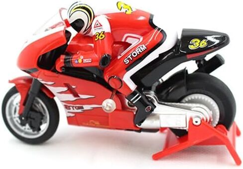 Mini Jump RC Motorcycle for Adult, Simulation Electric Remote Control Motorcycle, High Speed RC Stunt Drift Bike Racing Vehicle Model Gift in Saudi Arabia