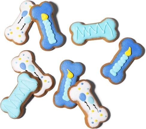 Thoughtfully Pets, Get Well Dog Cookies Gift Set, Crunchy Dog Treats Includes Colorfully Hand Decorated Get Well Themed Dog Biscuits to Brighten Their Day, Pack of 8 in Kuwait