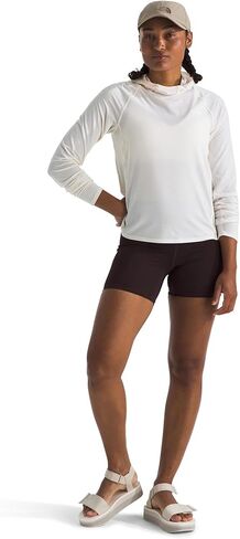 THE NORTH FACE Women's Adventure Sun Hoodie (Standard and Plus Size), Astro Lime/Lemon Yellow, Medium in Kuwait