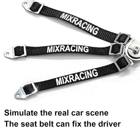 Simulation Driver Figure Seat Belt Replacement for Axial Wraith 90018 90020 90045 90056 RC Car in Saudi Arabia
