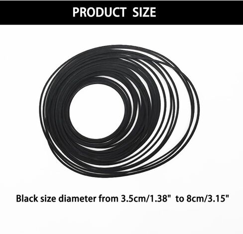 60PCS RC Toy Pulley Belts Engine Drive Belt Rubber Band Transmission Belt for RC Car Truck Airplane Robot DIY Model Toy Accessories in Saudi Arabia