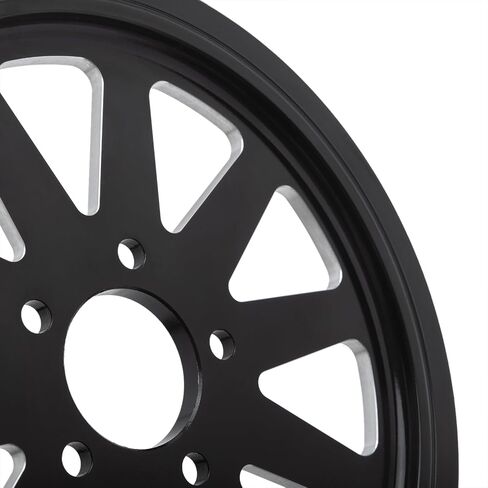 TOFR Rear Pulley 66 Tooth Spoke for Harley Softail Custom Standard Fatboy FLSTF FXST FXSTB FXSTC FLSTFB 2007-2011 in Kuwait