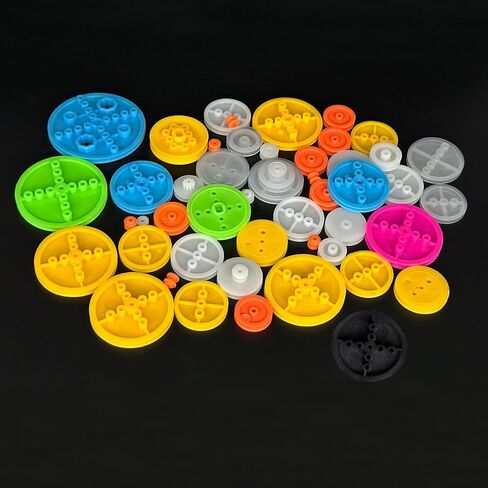 50PCS Toy Belt Pulley Plastic Belt Wheel Drive Pulley Gear for RC Car Truck Robot DIY Model Toy Parts (50) in Kuwait