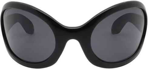 نظارات شمسية من Pop Fashionwear للجنسين ذات لون Bug Eye، نظارات شمسية من طراز Retro Rave Shades P501 in Kuwait