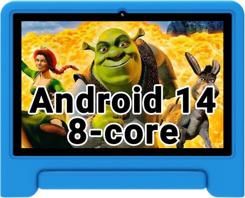 Kids Tablet,10 inch Tablet for Kids, Android 13 Toddler Tablet with Shockproof Case-Stand,128GB Expansion,5-7 hr Battery,WiFi,GMS,Parental Control,Kids App Pre-Installed (Navy Blue) in Saudi Arabia