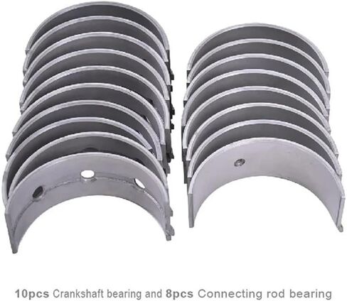 40mm 39.75mm 39.5mm STD 0.25 0.5 +25 +50 1300cc Con Connecting Rod Crankshaft Tile Main Bearing Set for Hond CB1300 X-4 CB 1300(Add 50) in Saudi Arabia