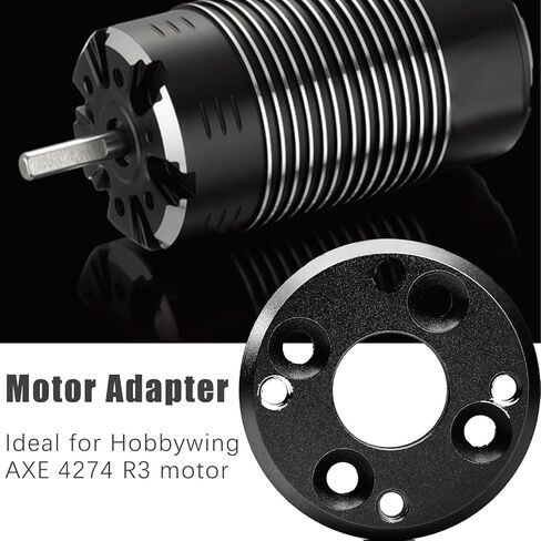 محول المحرك (من 25.4 مم إلى 30 مم) لـ Hobbywing AX 4274 R3 محرك ، 7075 MOTER MOTOR MOTION من الألومنيوم لزحفات CAR CAR RC ، 1/6-1/8 مقياس RC MOTOR KIT ، استبدال لـ #30850501 (Silver) in Kuwait